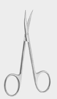 Ножиці дисекційні, делікатні, вигнуті, 11,5 см (cm)